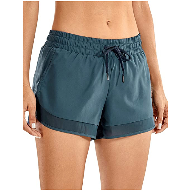  CRZ YOGA Womens Quick Dry Workout Running Shorts