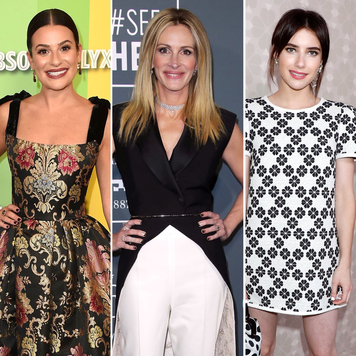 Lea Michele Julia Roberts More Celebrate Emma Roberts Pregnancy