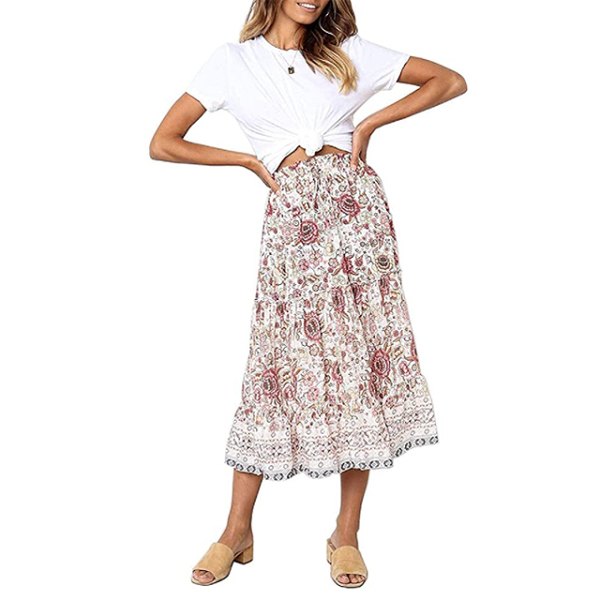MEROKEETY Summer Skirt That You Want to Be Wearing Right Now | Us Weekly