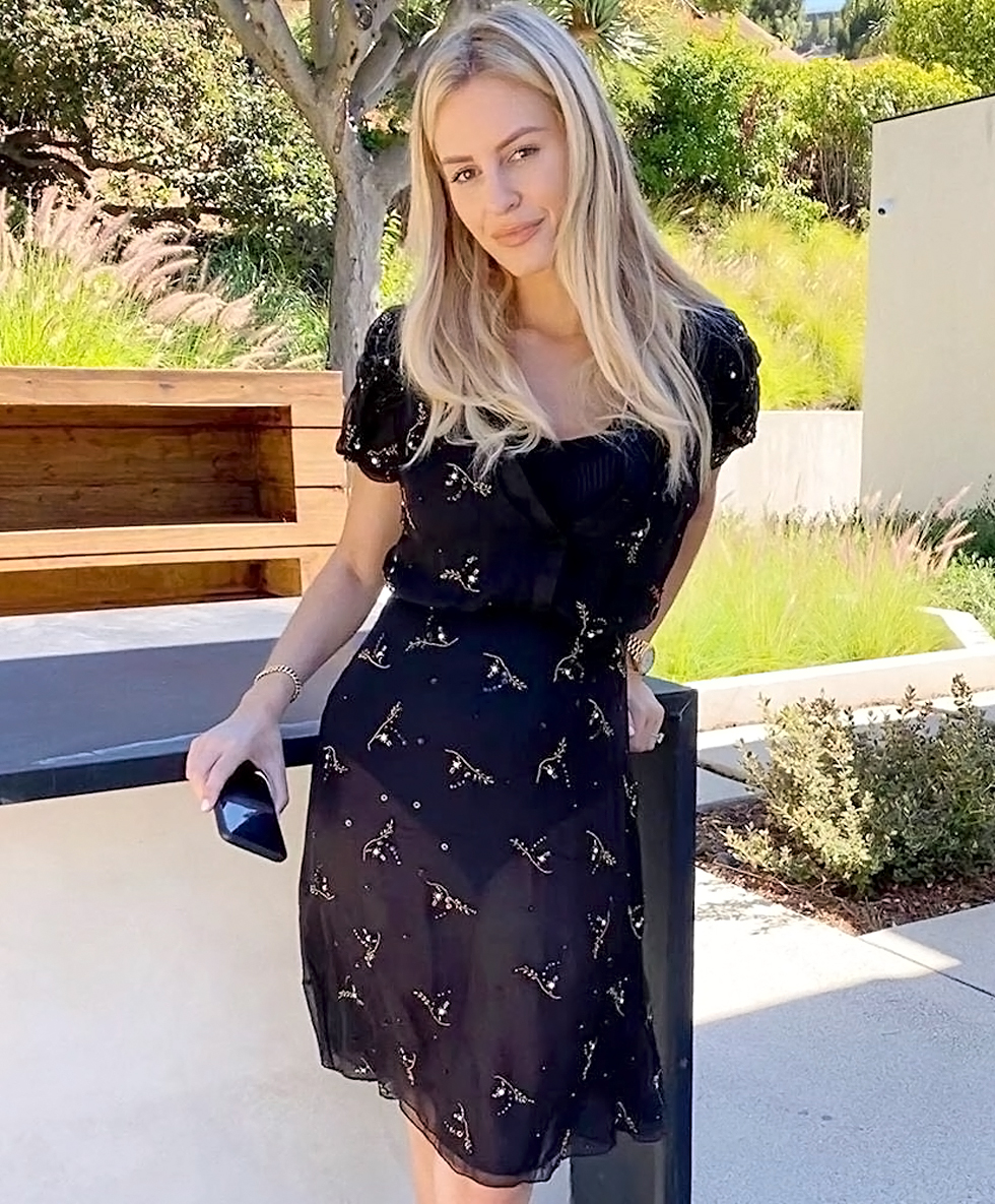 Ayesha Curry looks stunning in a bird print minidress for a date
