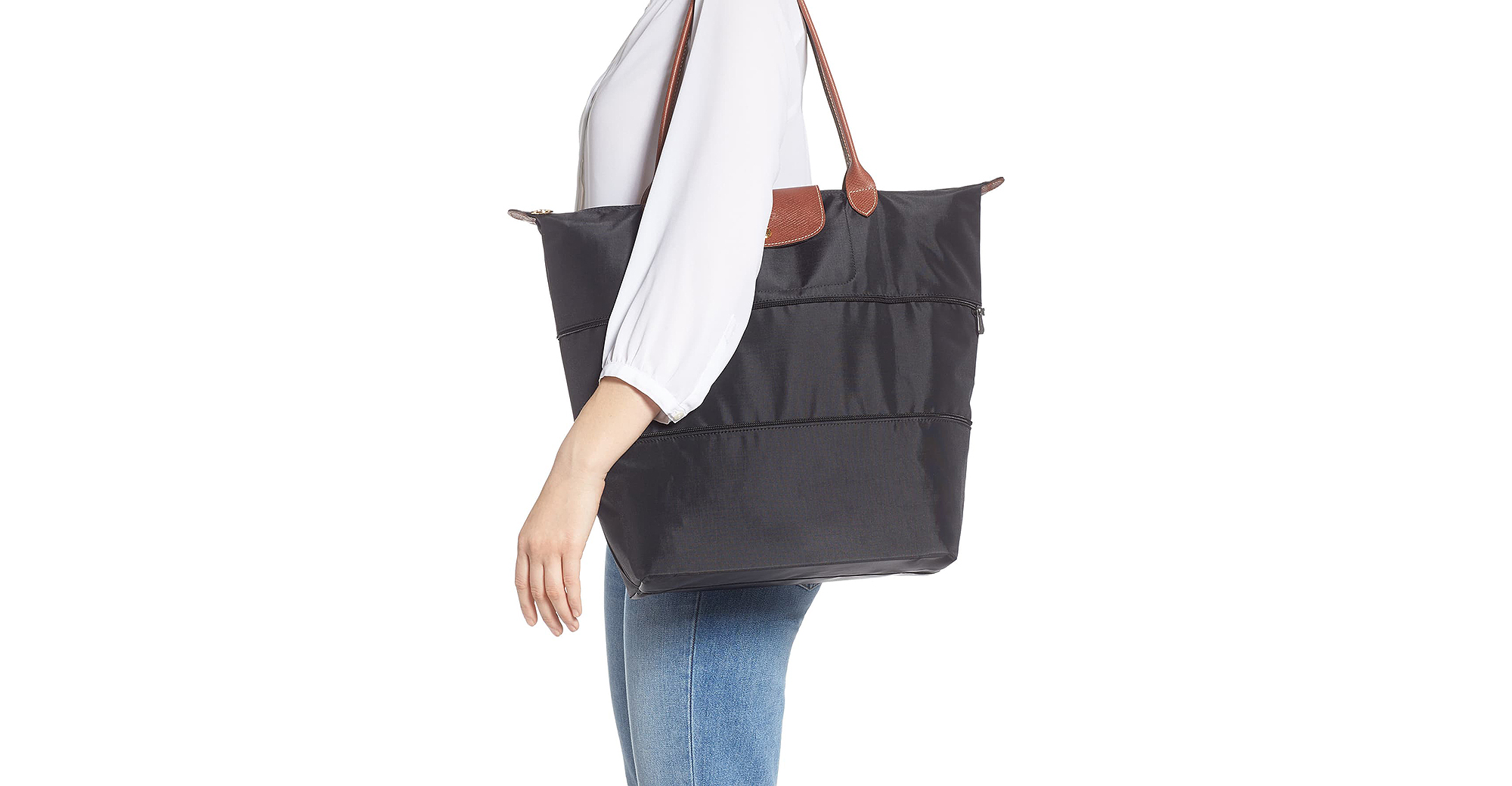 Longchamp Expandable Tote Is $75 Off in 