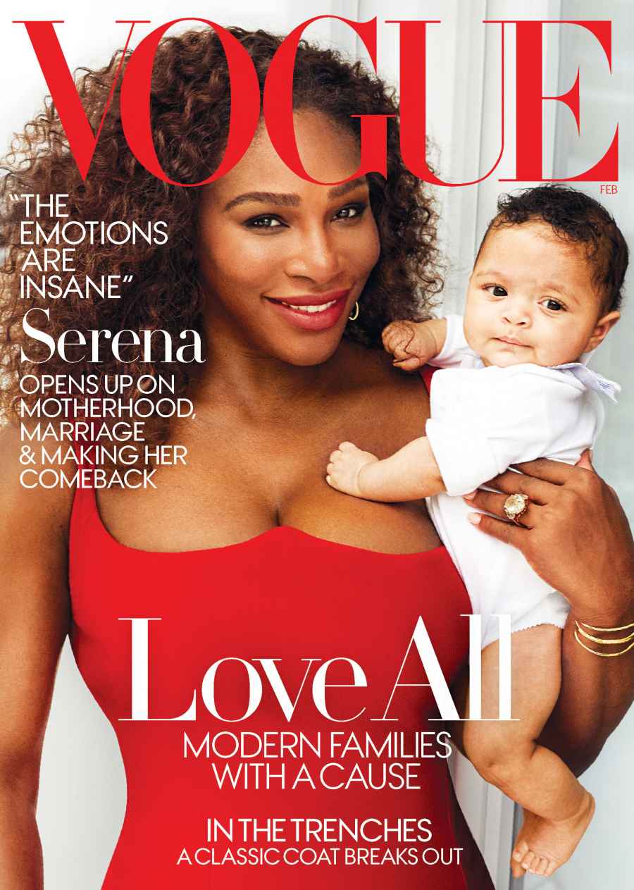 Serena Williams and Daughter Olympia on the Cover of Vogue Serena Williams Cutest Moments With Her and Alexis Ohanian Daughter Olympia