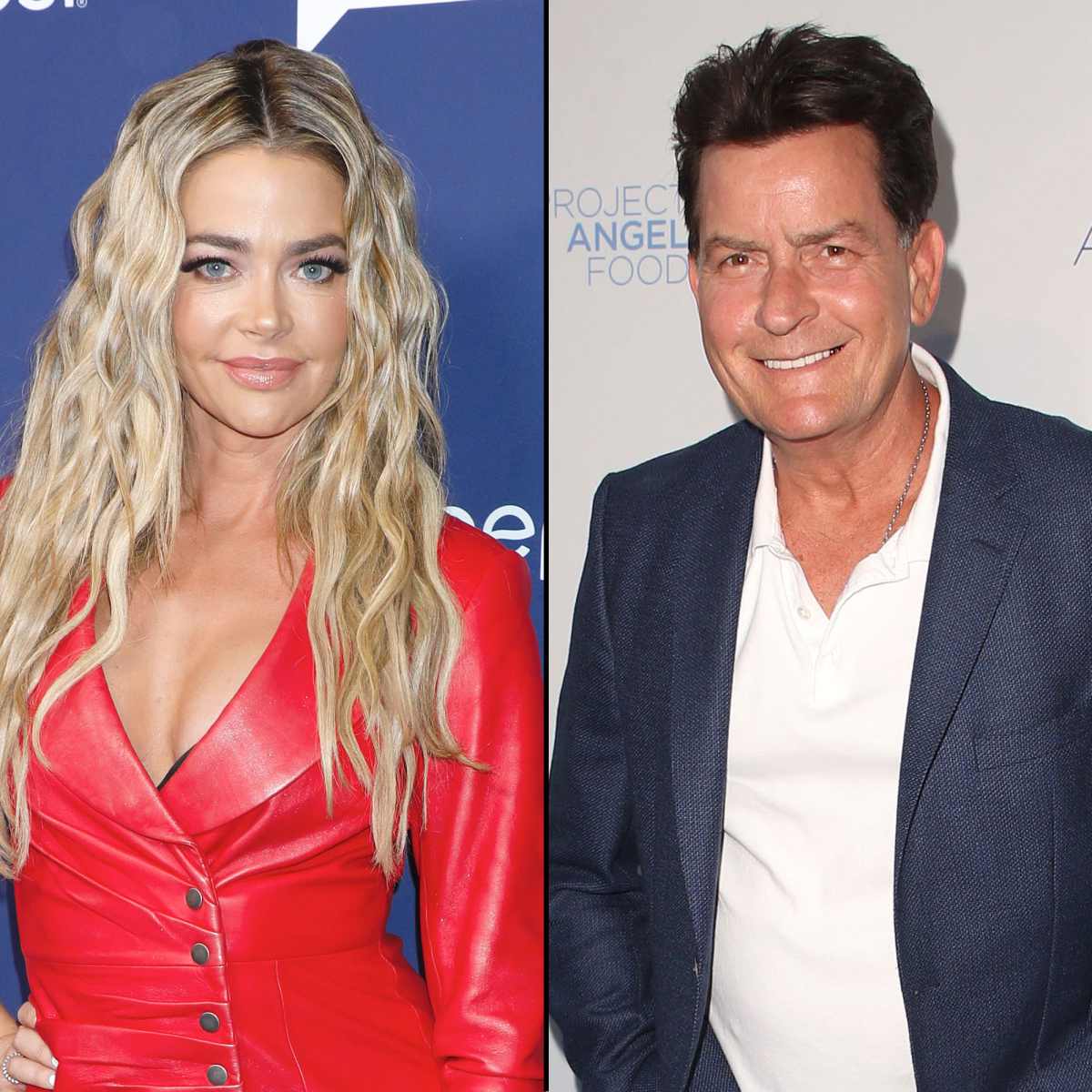 Charlie Sheen & Denise Richards Reunite for a Soccer Game