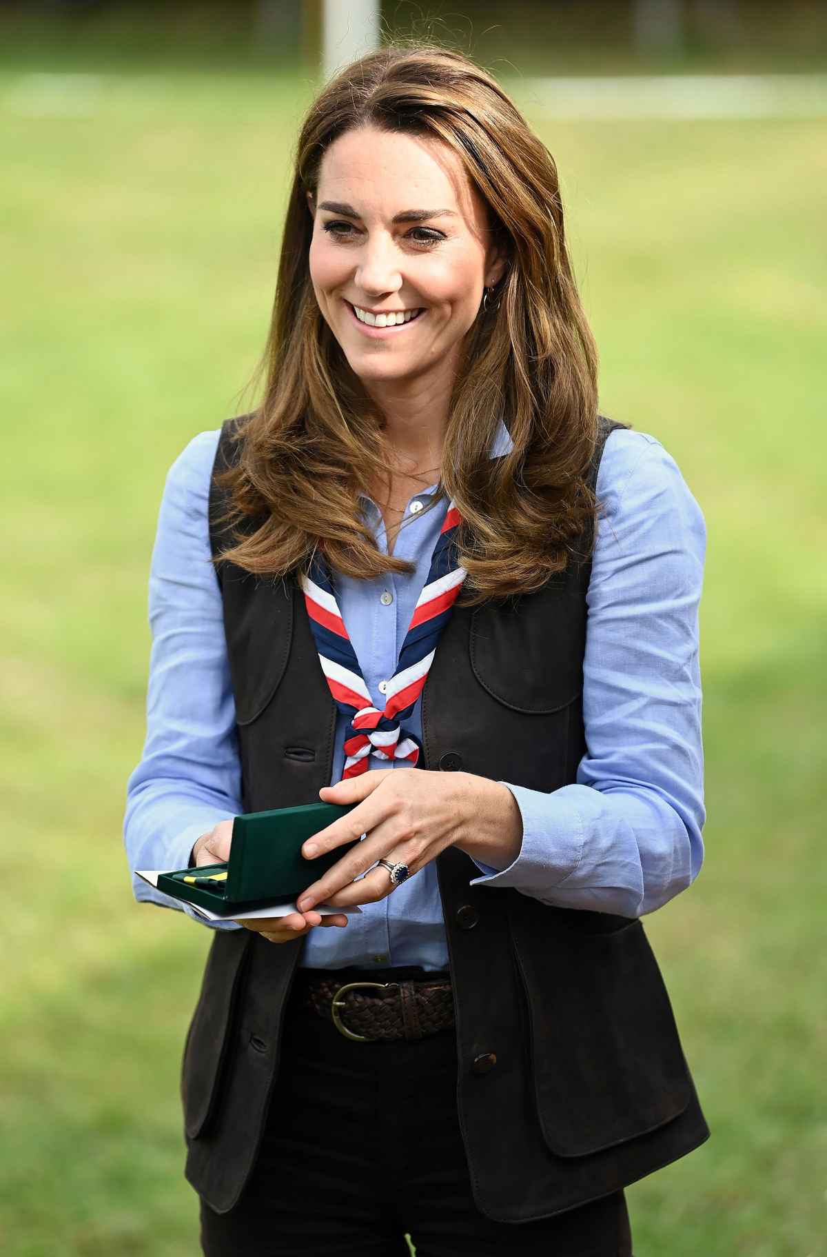 Kate Middleton Wears Chic Camp Outfit While Visiting a Scout Group