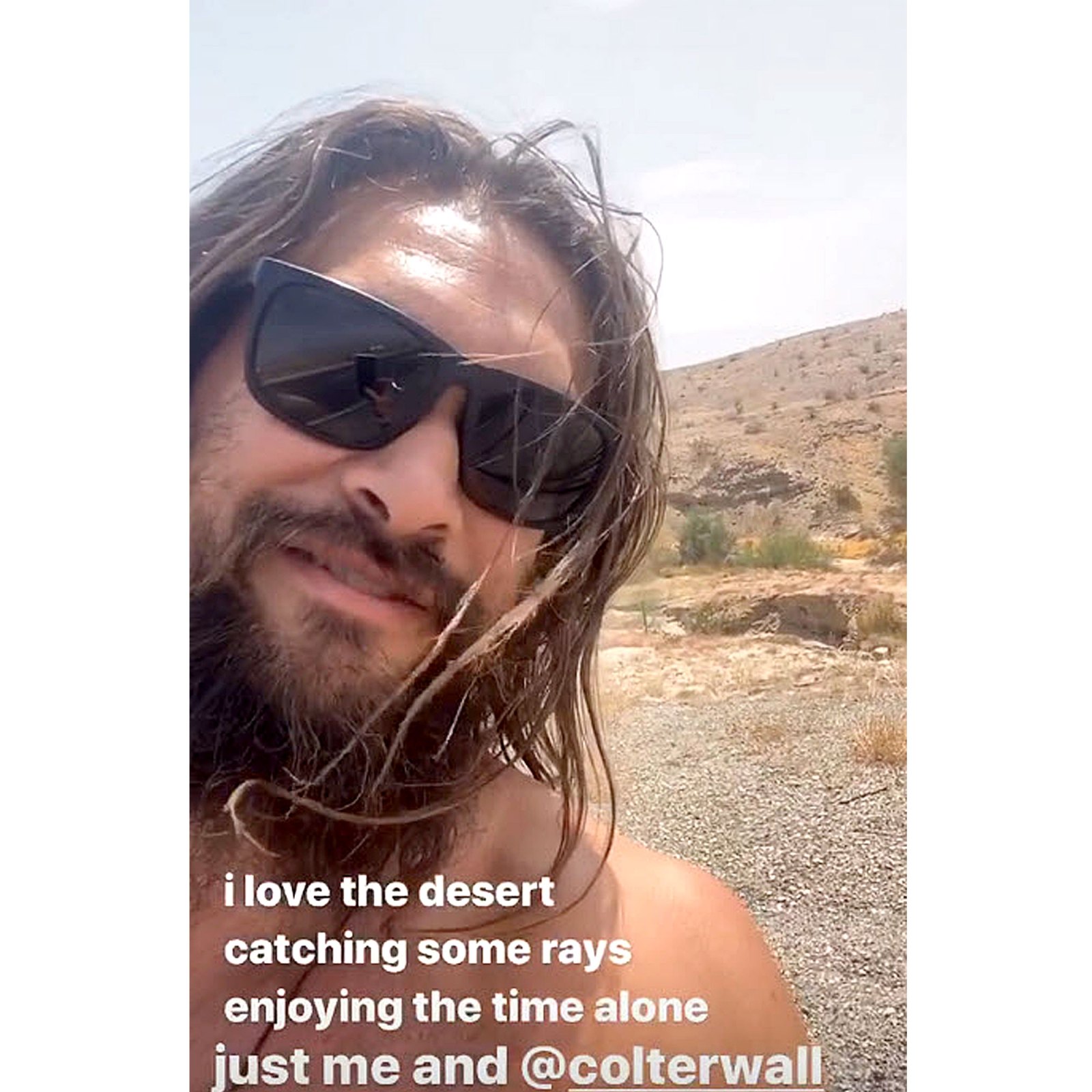 Jason Momoa Goes Shirtless After His Car Breaks Down In The Desert 7929