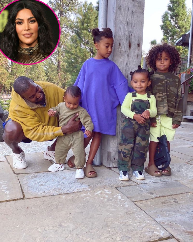 Kim Kardashian Shares Pic Of 4 Ki