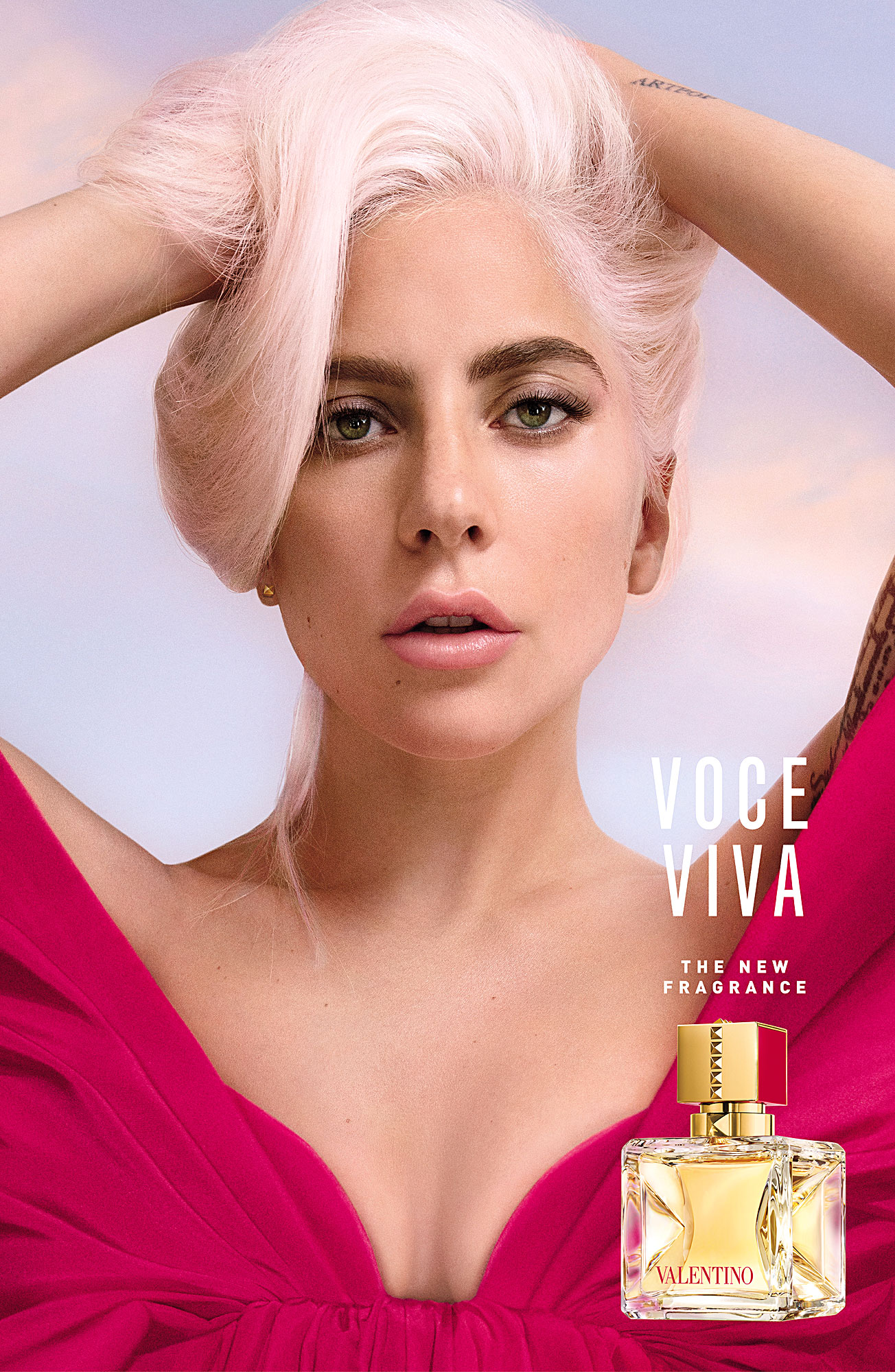 Lady Gaga X Valentino Voce Viva Fragrance Campaign Bts Pics 
