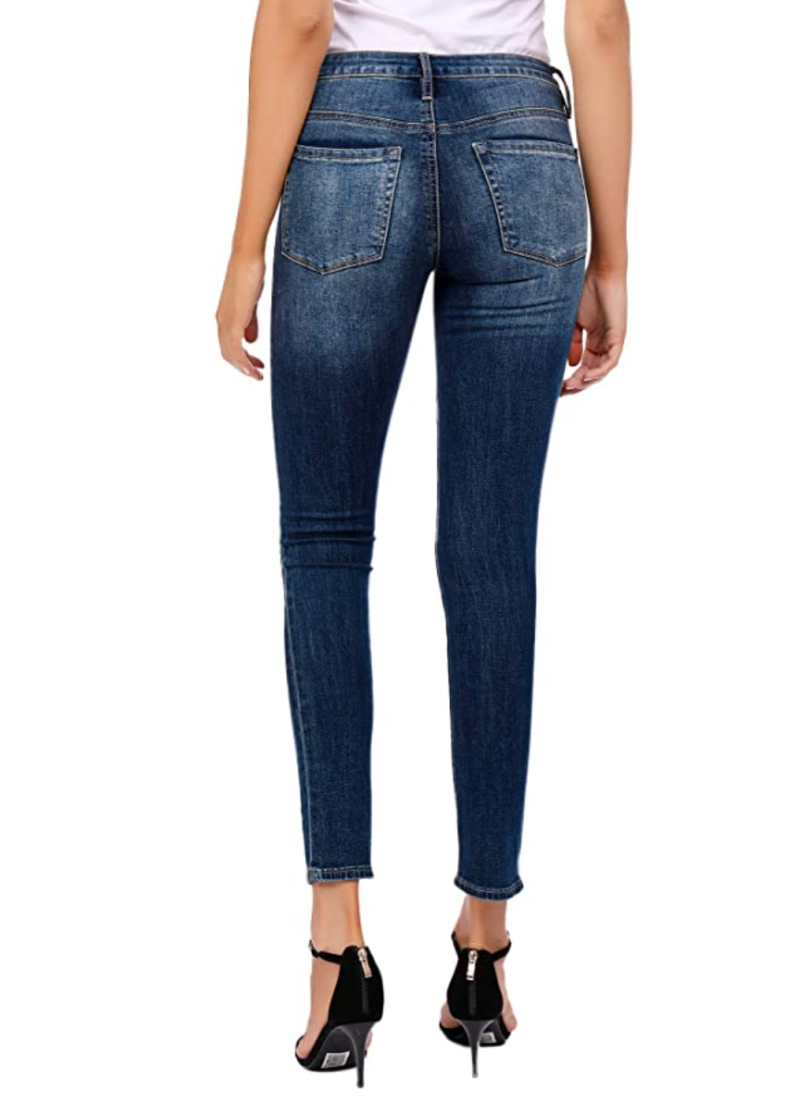 Resfeber Distressed Skinny Jeans Feel Like Leggings | Us Weekly