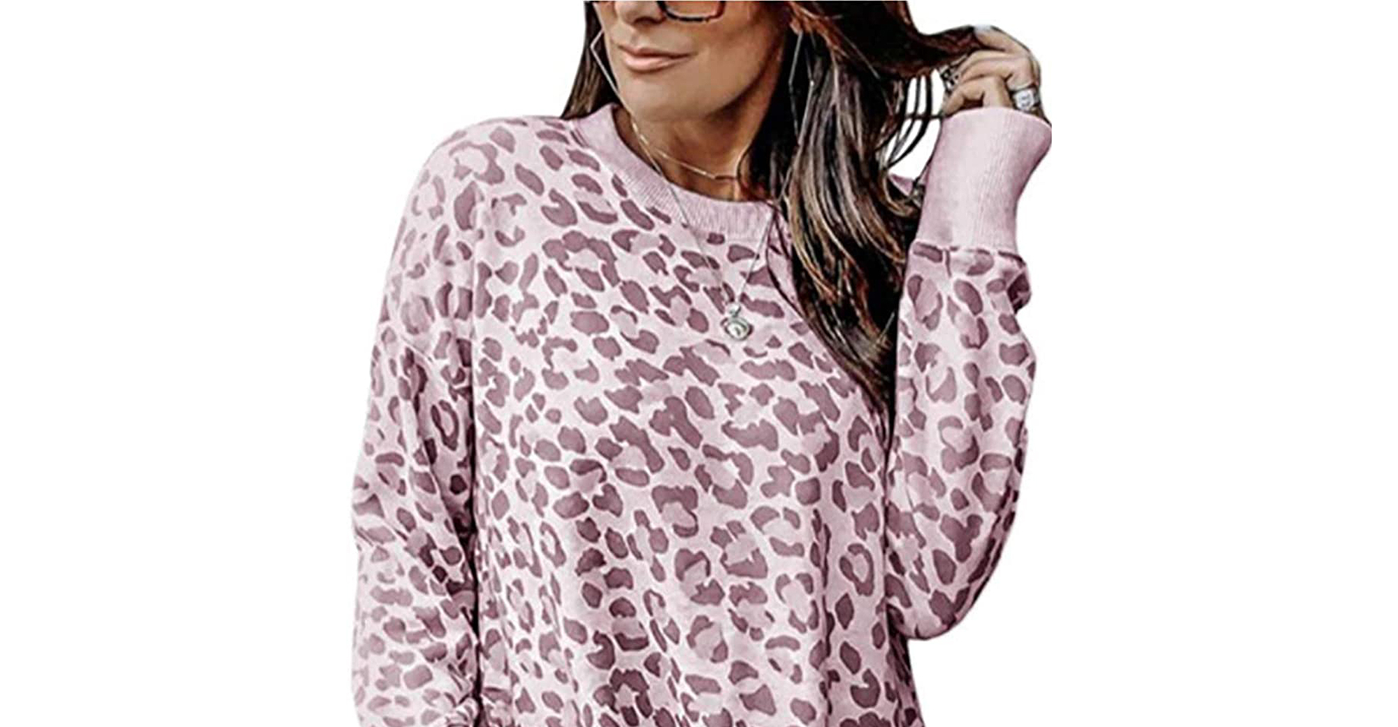 Aerie sweatshirt leopard hot sale