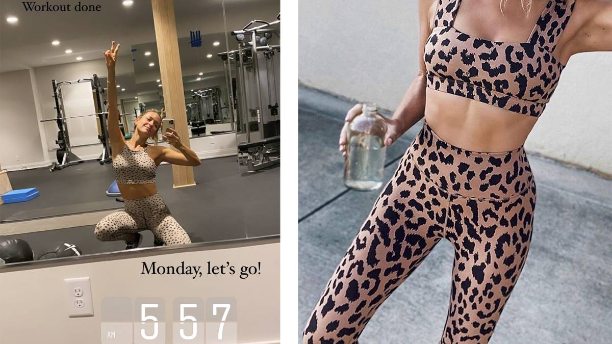 Elevate Your Workout Style with our Leopard Print Leggings for