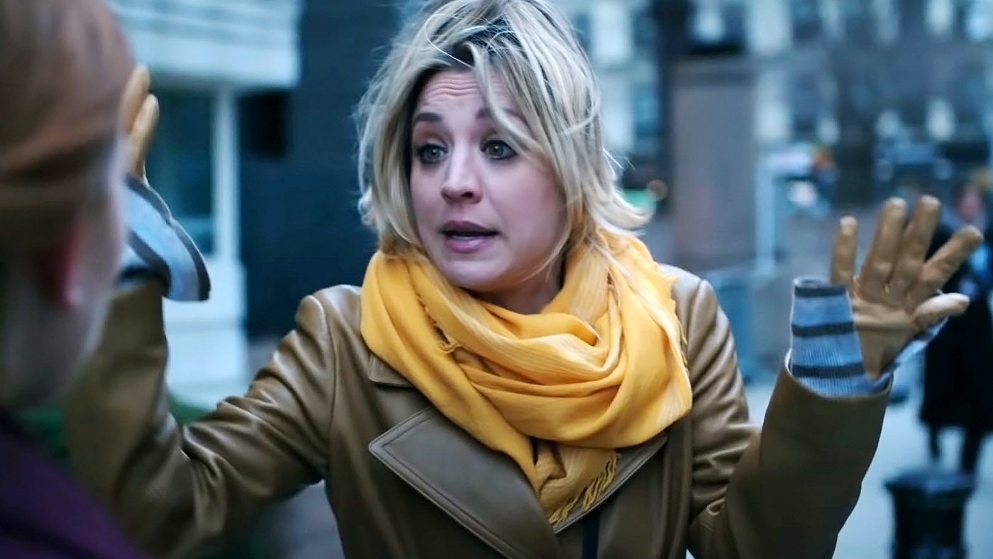 Kaley Cuoco Runs for Cover in Dark 'The Flight Attendant' Trailer Us