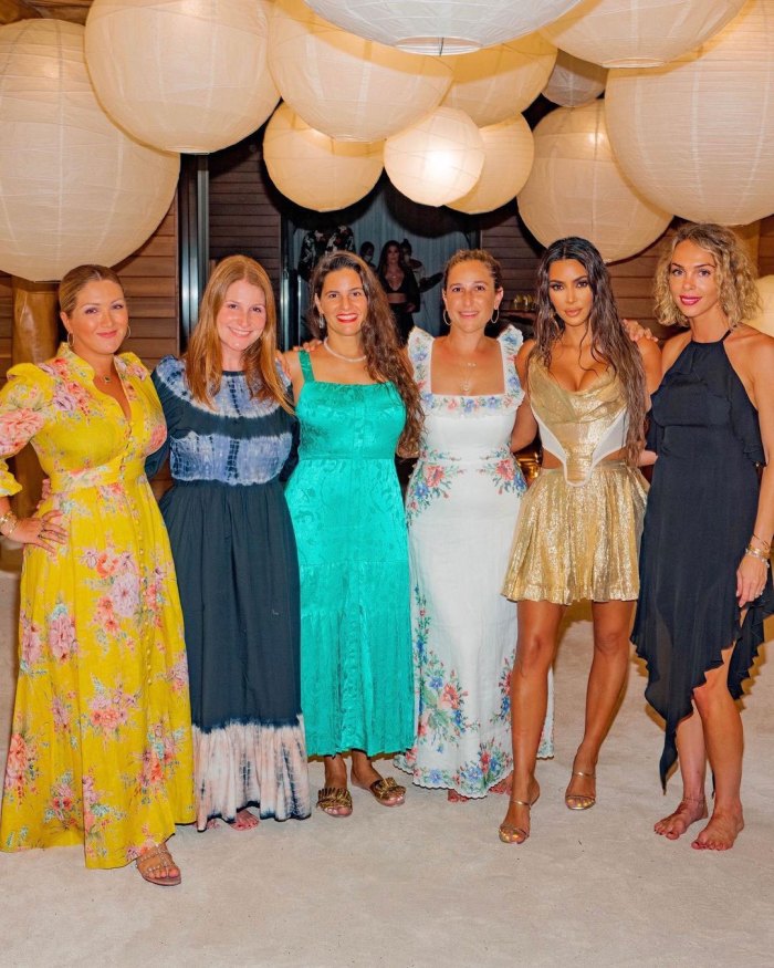 Kim Kardashian Celebrated Her 40th With Friends on Private Island