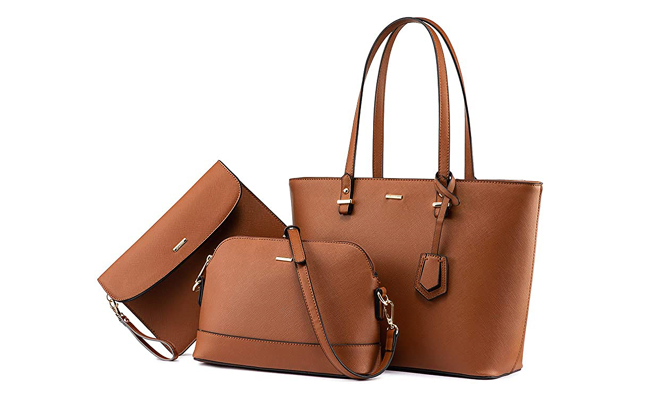 Women's 3pcs Purse Handbags Wallet Sets