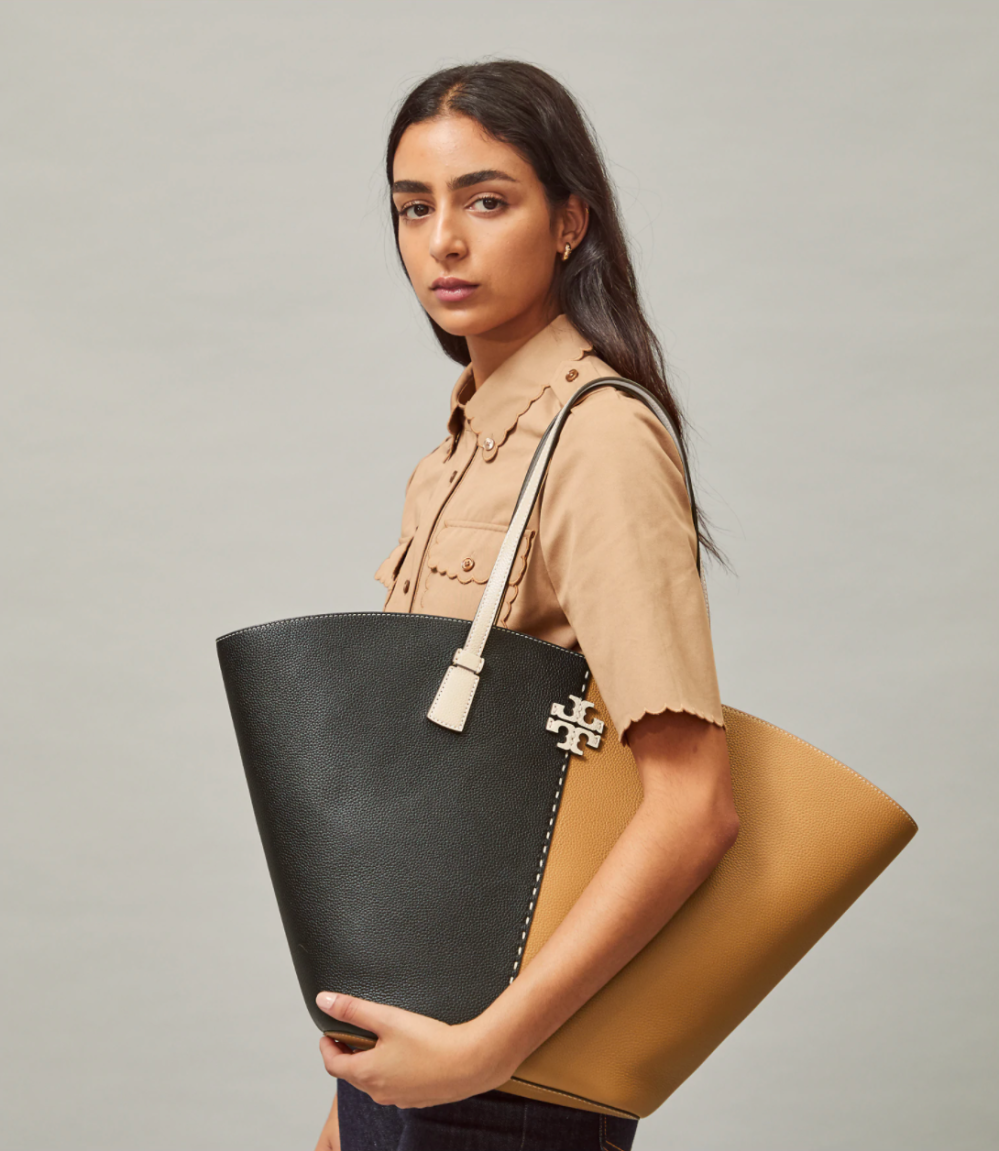 Tory Burch Leather Tote Is $200 Off — Get It Before It Sells Out | Us ...