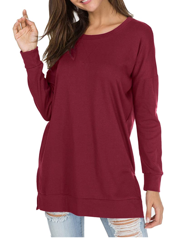 Levaca Simple Pullover Tunic Top Is A Must Have Fall Basic Us Weekly