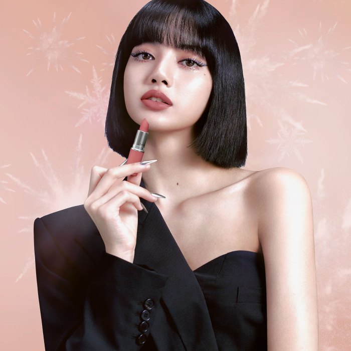 BLACKPINK's Lisa in MAC Frosted Firework Holiday 2020 Campaign