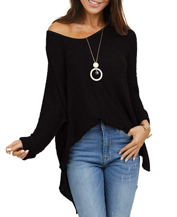 Etcyy New Long-Sleeve Sweater Top Is Perfectly Loose and Casual | Us Weekly