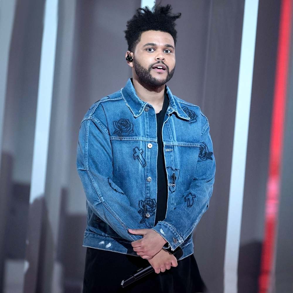 The Weeknd denim jacket. Hand painted denim jacket. Theweeknd.