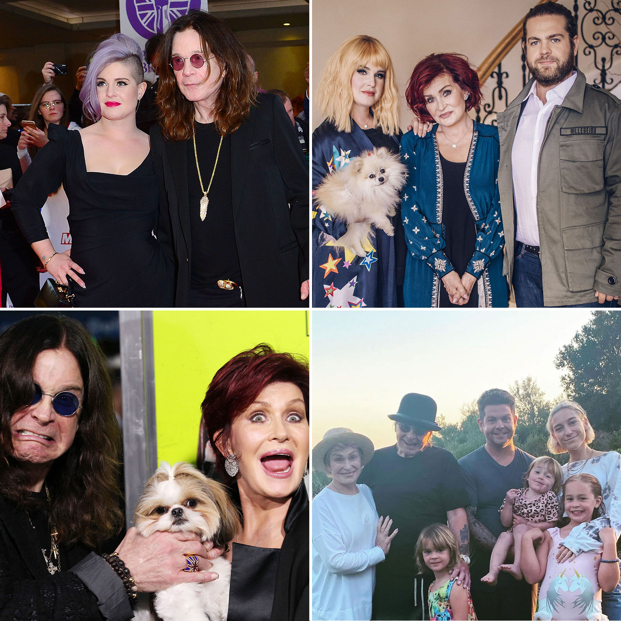 Ozzy and Sharon Osbourne's Family Album With Kelly and Jack | Us