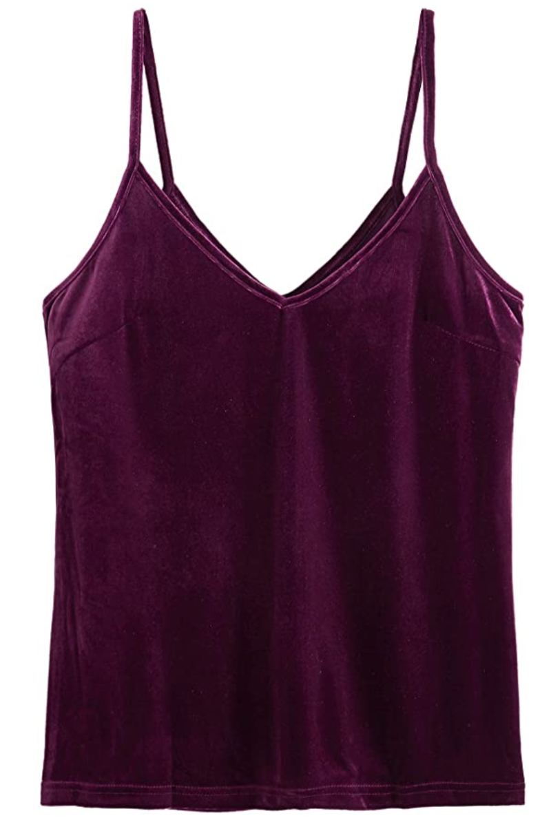 Shein Simple Velvet Tank Feels Insanely Luxurious And Soft Us Weekly 