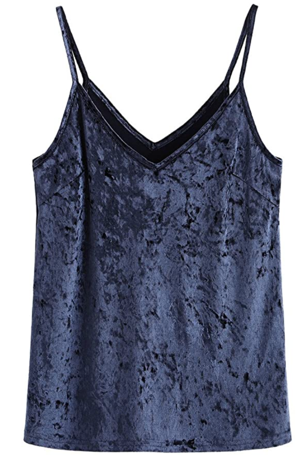 SheIn Simple Velvet Tank Feels Insanely Luxurious and Soft | Us Weekly