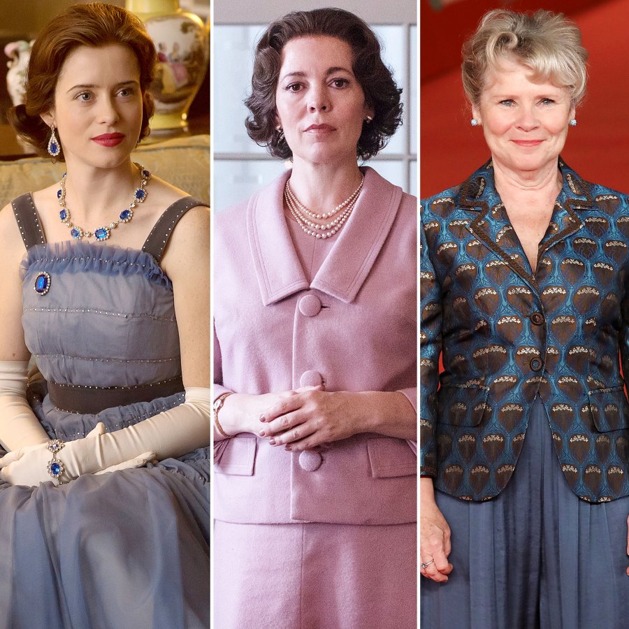 Claire Foy/Olivia Colman/Imelda Staunton The Crown Cast Through Years Photos