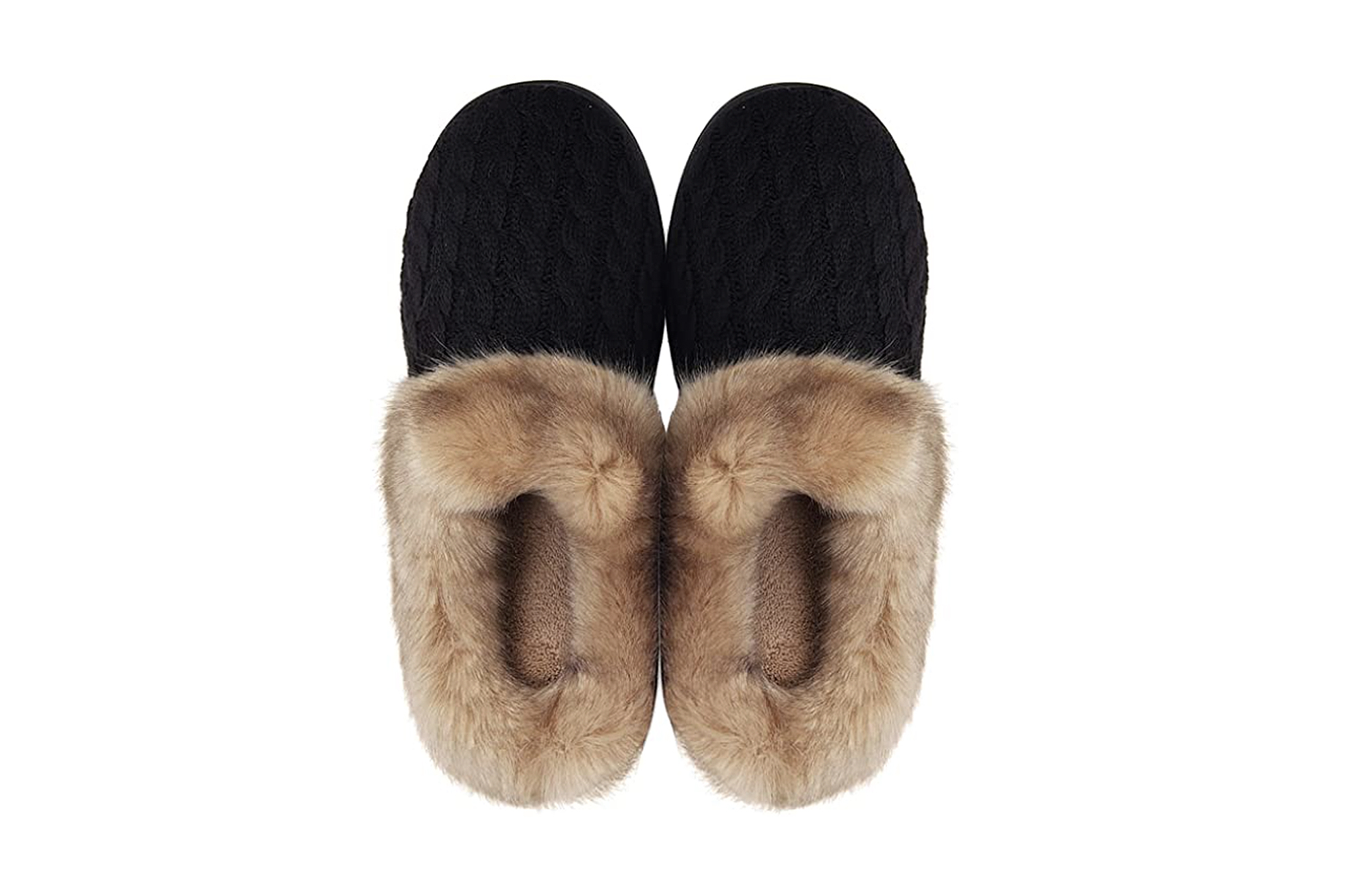 fleece lined slippers womens