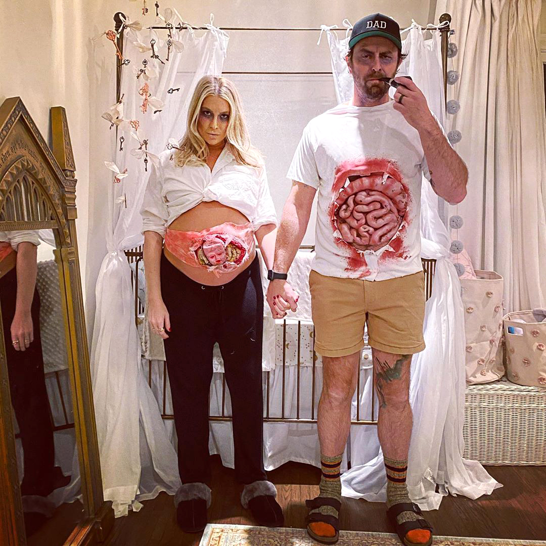 Pregnant Celebs Dressing Up Baby Bumps in Halloween Costumes: Pics