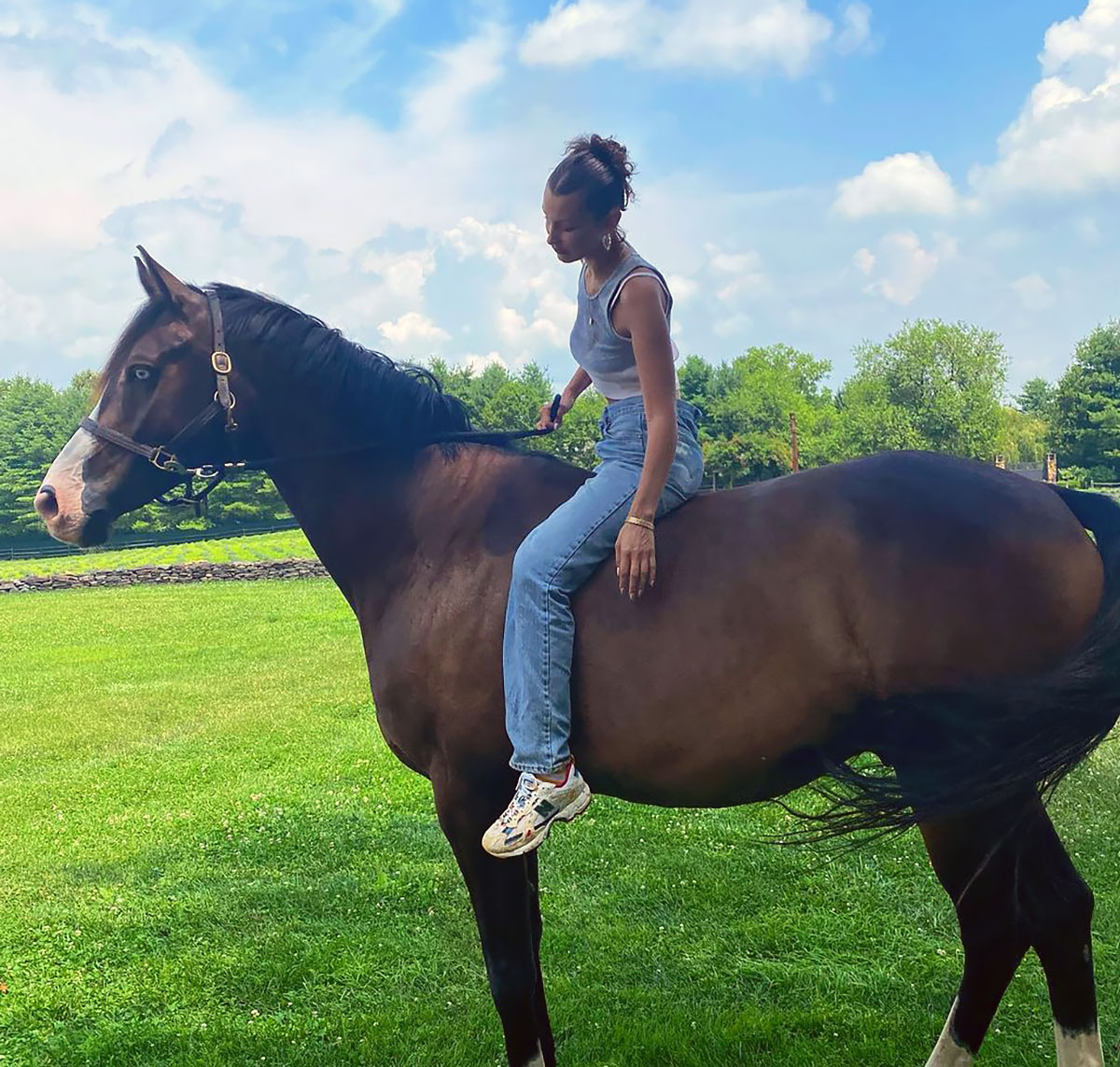 El estilo granjero de Bella Hadid es tan moderno como su apariencia en la alfombra roja