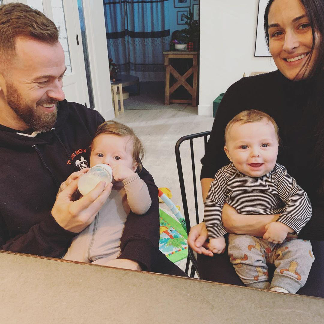 See WWE Alum Brie Bella and Her Son Buddy Matching in Vans Shoes