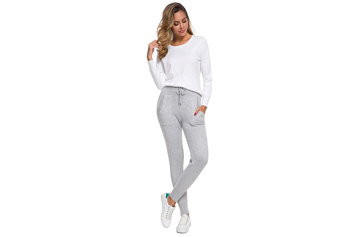 D-Ring Detail Cashmere Jogging Pants - Ready to Wear