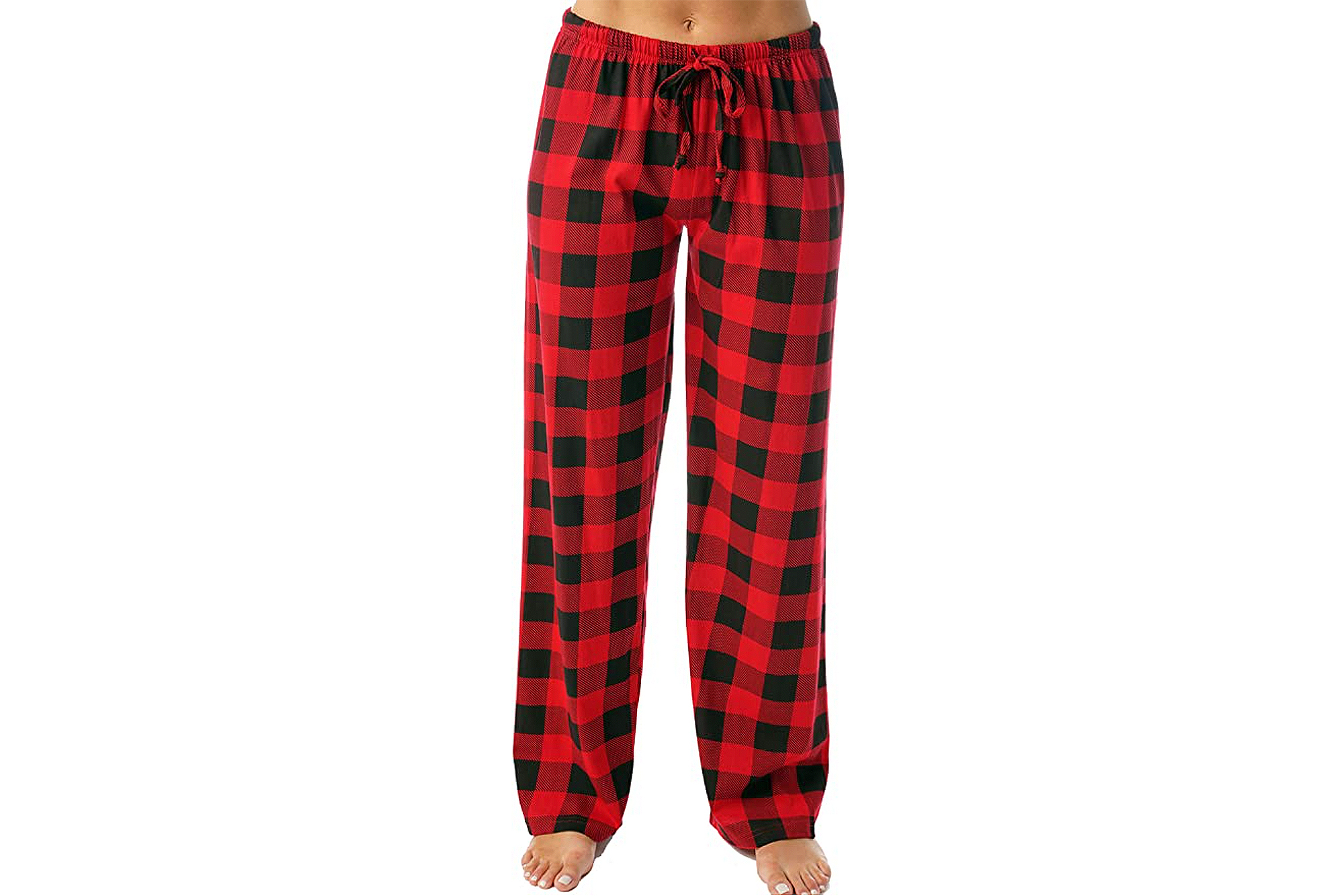 Personalized Flannel Pajama Pants  Buffalo Plaid  Cotton Sisters