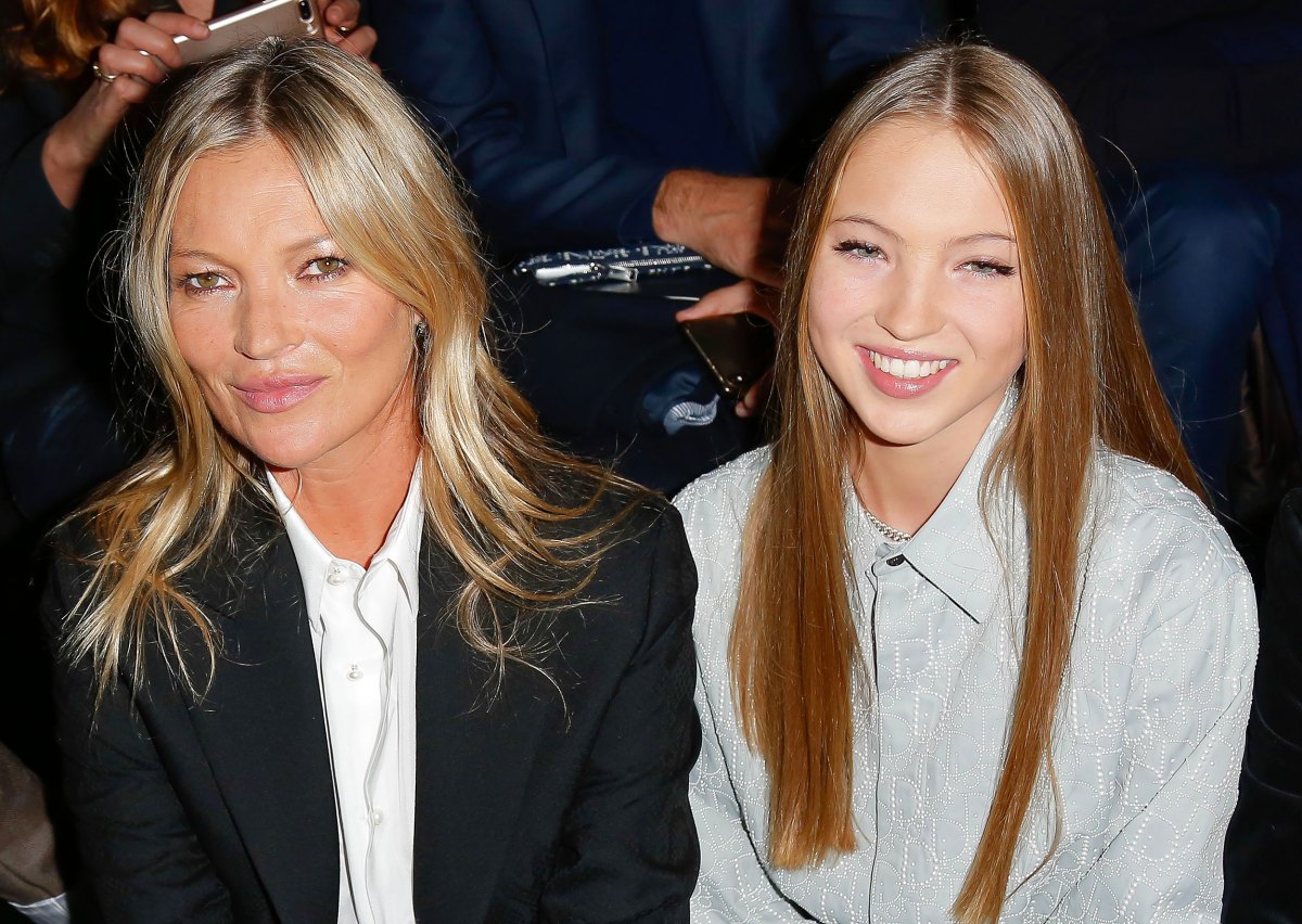 Kate Moss Drops Merchandise, Models the Line With Daughter Lila
