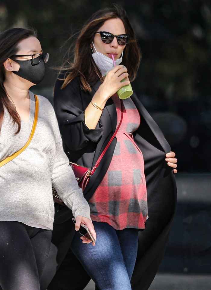 Pregnant Katharine McPhee Shows Baby Bump Progress on Matcha Run | Us ...