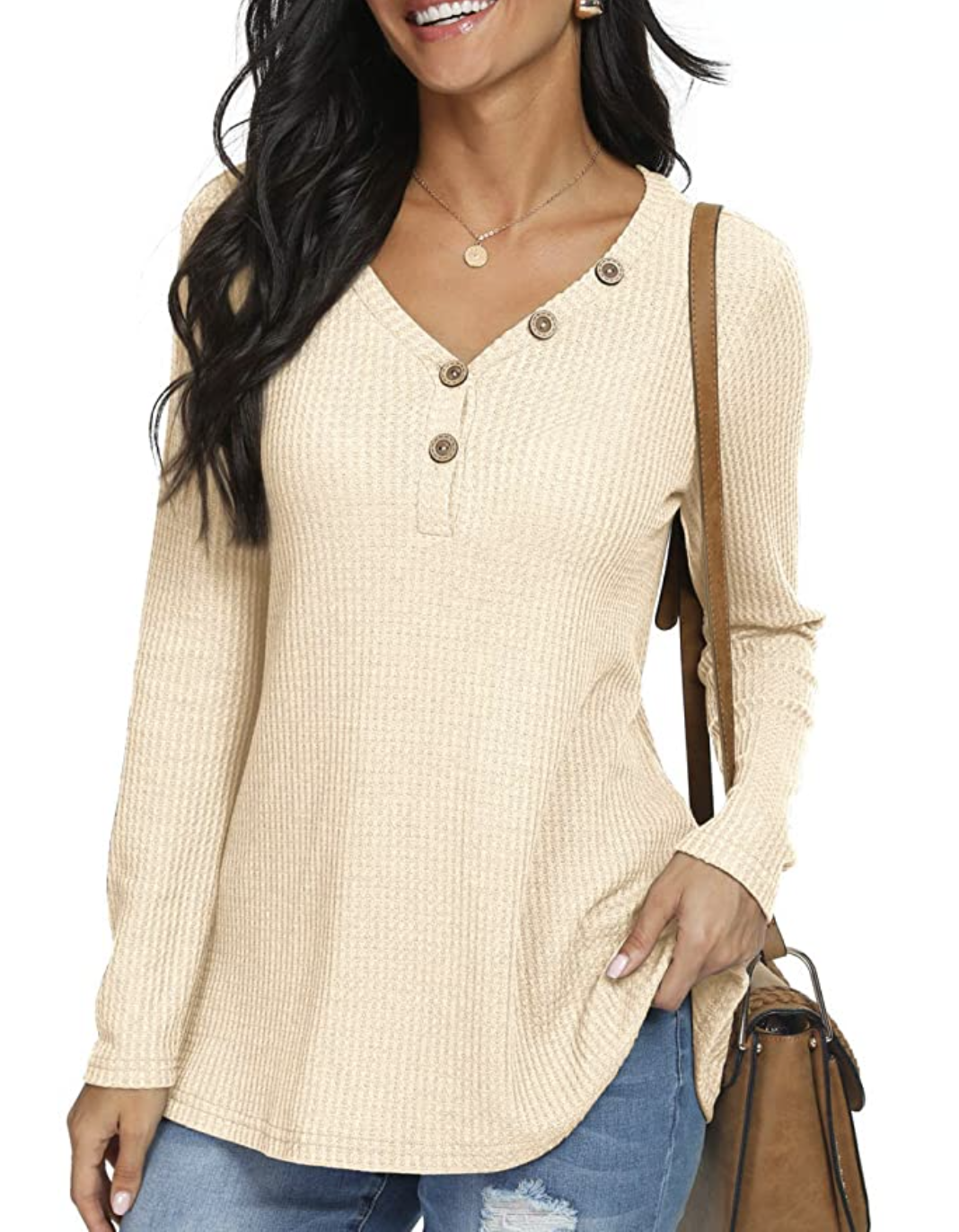 Shoppers Have Bought More Than One of These Waffle Knit Tops - WSBuzz.com