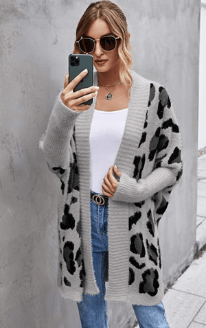 Angashion Leopard Cardigan Will Lead to Constant Compliments | Us Weekly