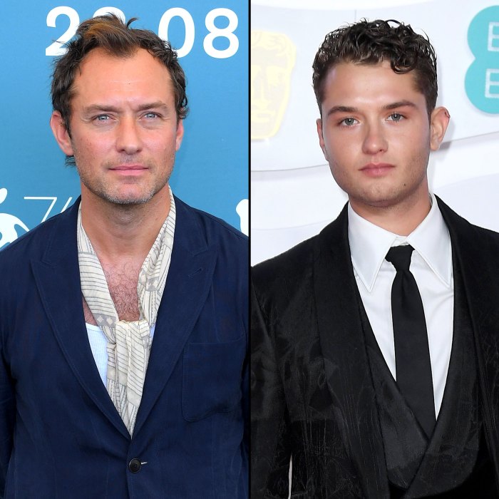 Jude Law S Son Raff 24 Looks Just Like His Dad Pics