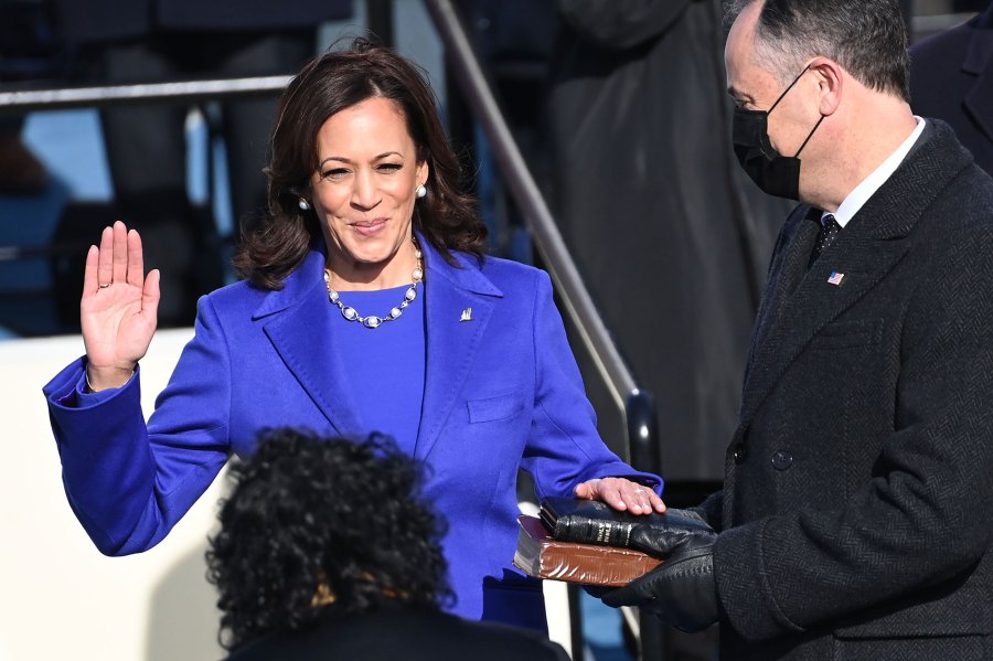 Kamala Harris Swearing In and Doug Emhoff Joe Biden 2021 Inauguration