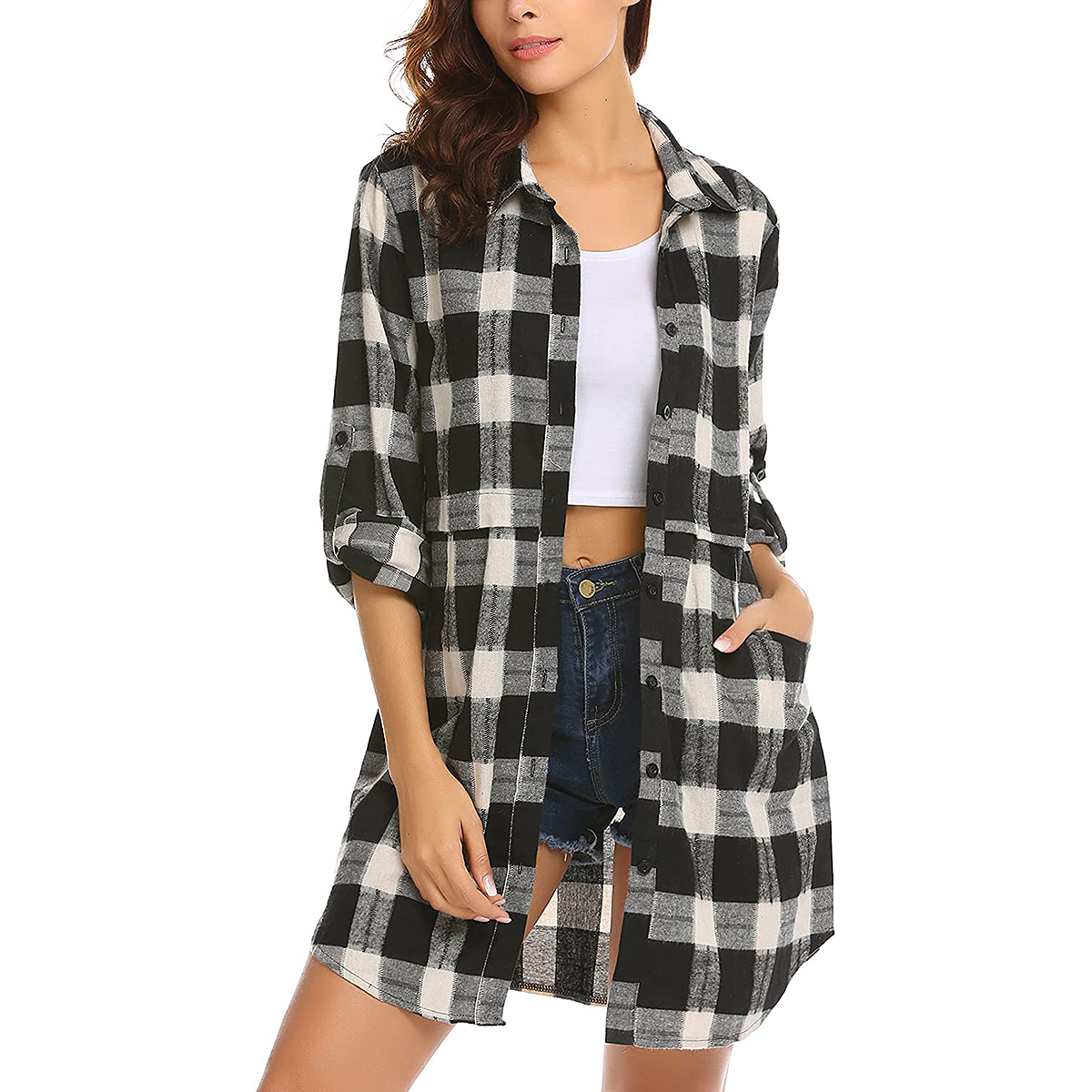 This Top-Rated Flannel Tunic Has Pockets — And We’re in Love thumbnail