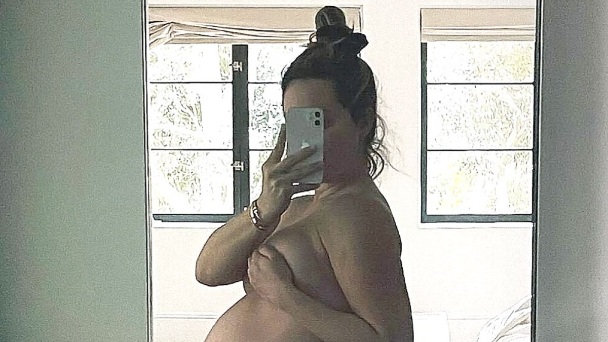 Sex Dog Ashley Tisdale Porn - Pregnant Ashley Tisdale Stuns in Nude Baby Bump Pic