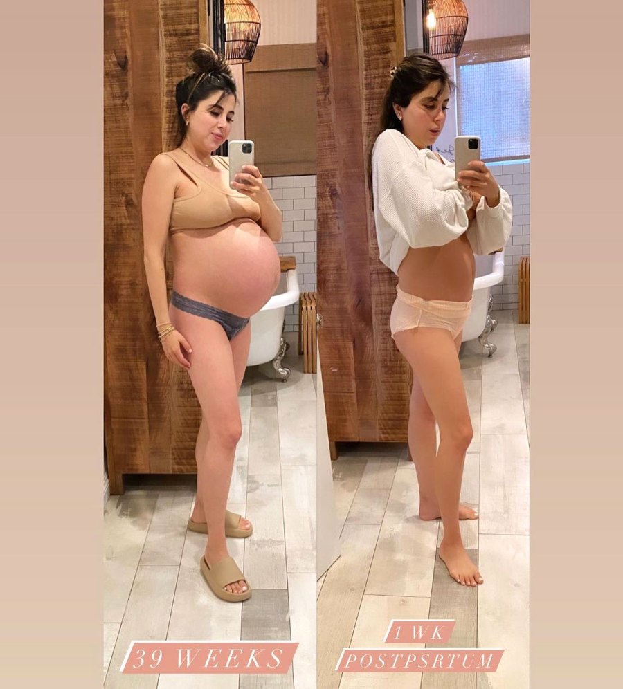 Shenae Grimes displays growing baby bump as she models Calvin Klein bra and  underwear set