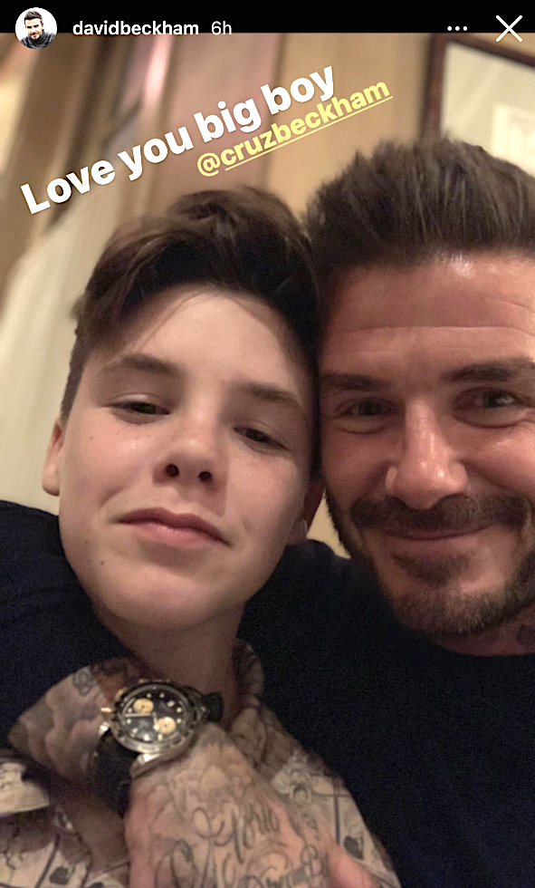 David Beckham Shares Cute Birthday Message for Son Cruz!: Photo 3586140, David Beckham Photos