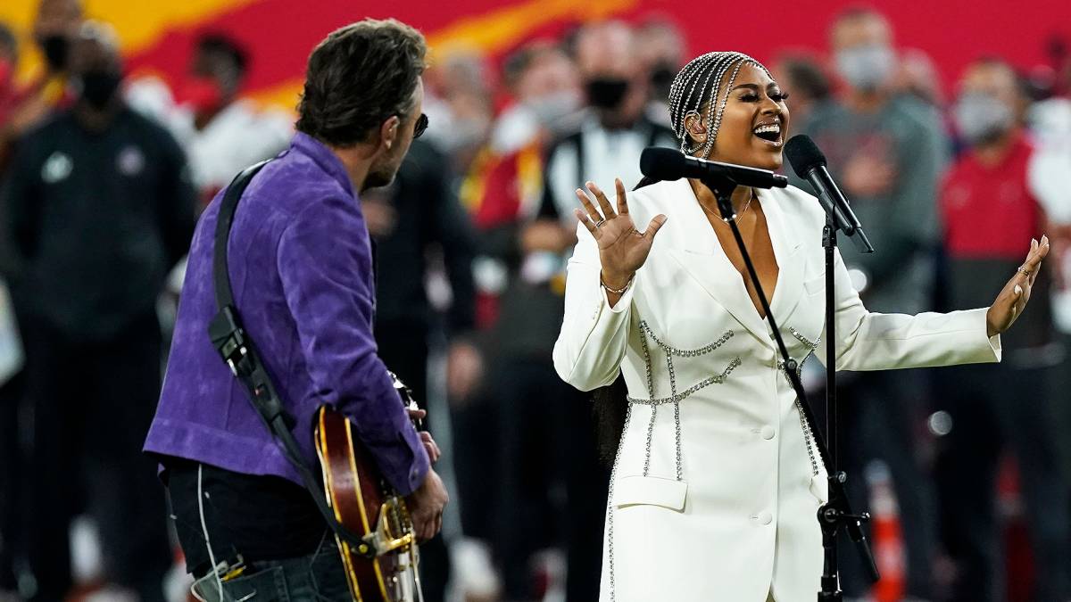 Eric Church Teaming Up With Jazmine Sullivan For Super Bowl LV National  Anthem
