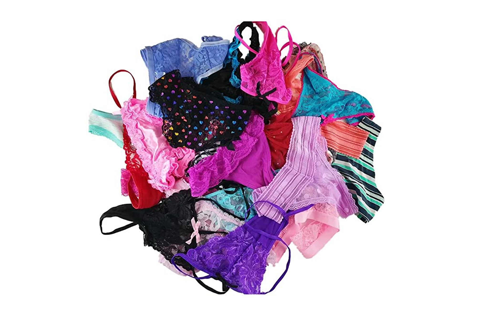 Jooniyaa Women Variety Of Underwear Pack T-Back Thong G-String Panties20pcs  