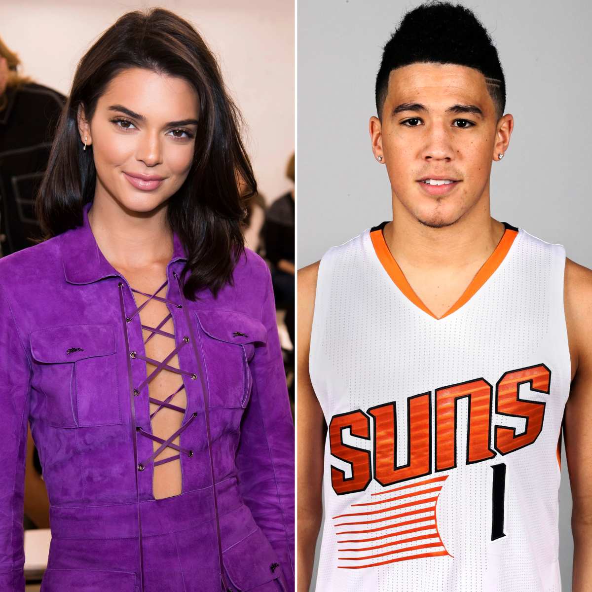 Kendall Jenner & Caitlyn Jenner Cheer on Devin Booker at NBA Game