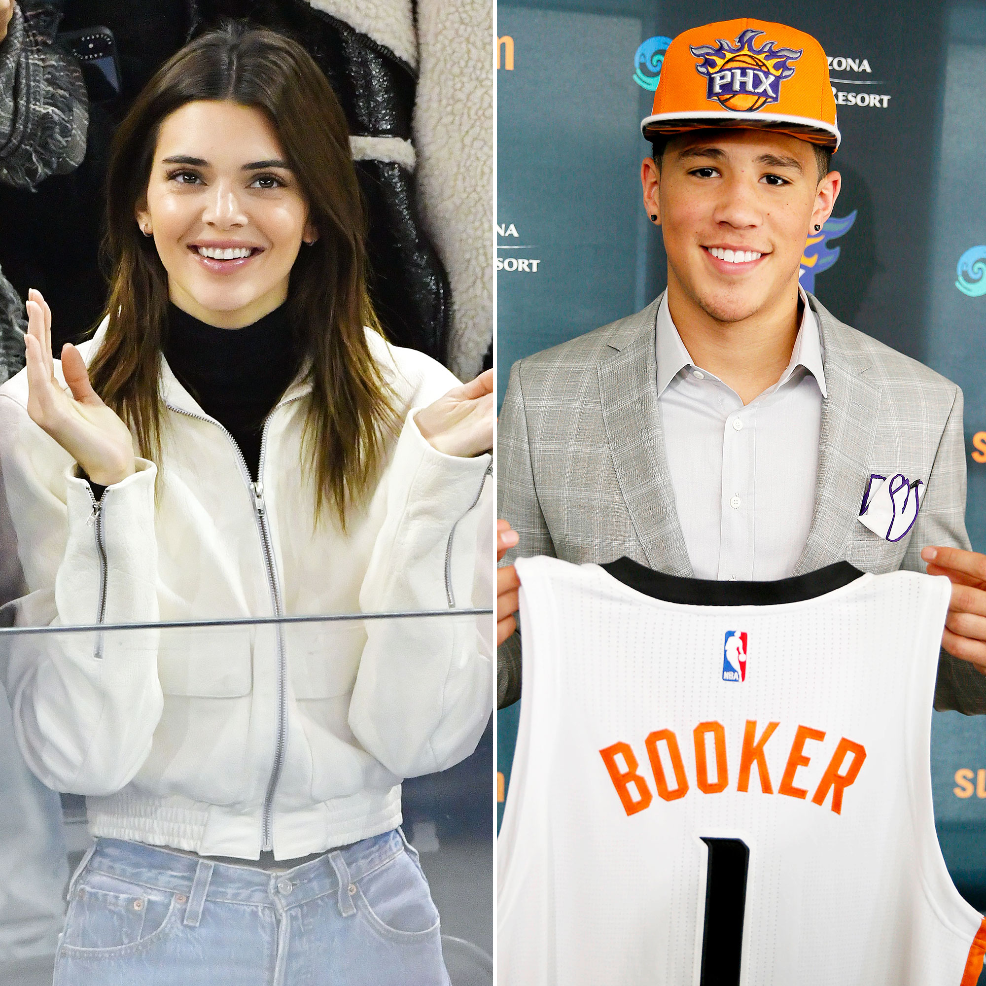 Kendall & Kylie Jenner Sit Courtside at Suns Game to Support