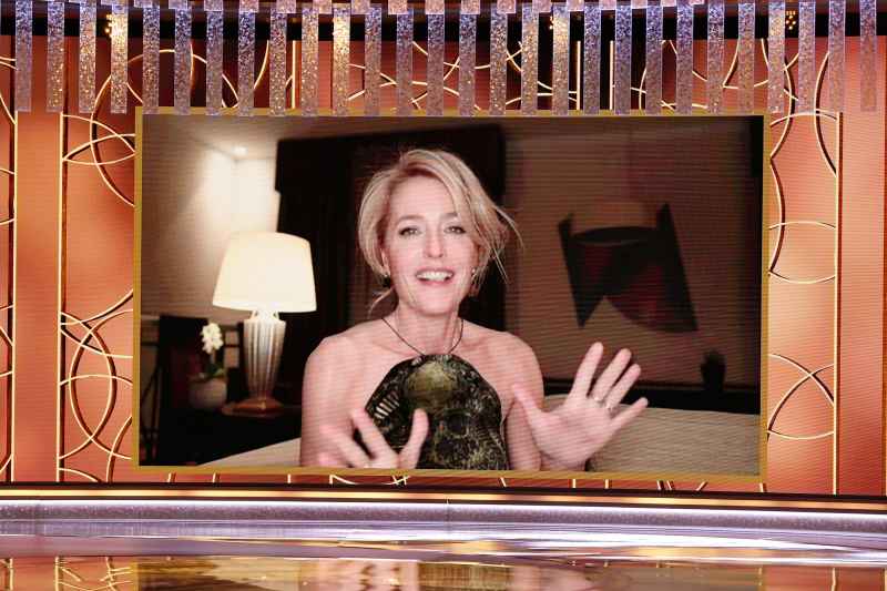 The Crown Gillian Anderson Golden Globes 2021