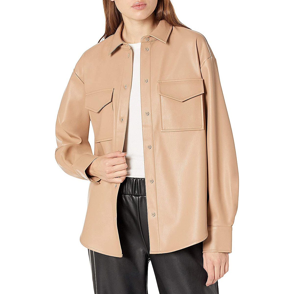 Faux-Leather Shacket Is a No. 1 New Release