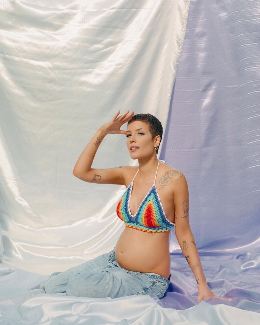 4 pregnancy announcement Halsey and Alev Aydin's Relationship Timeline