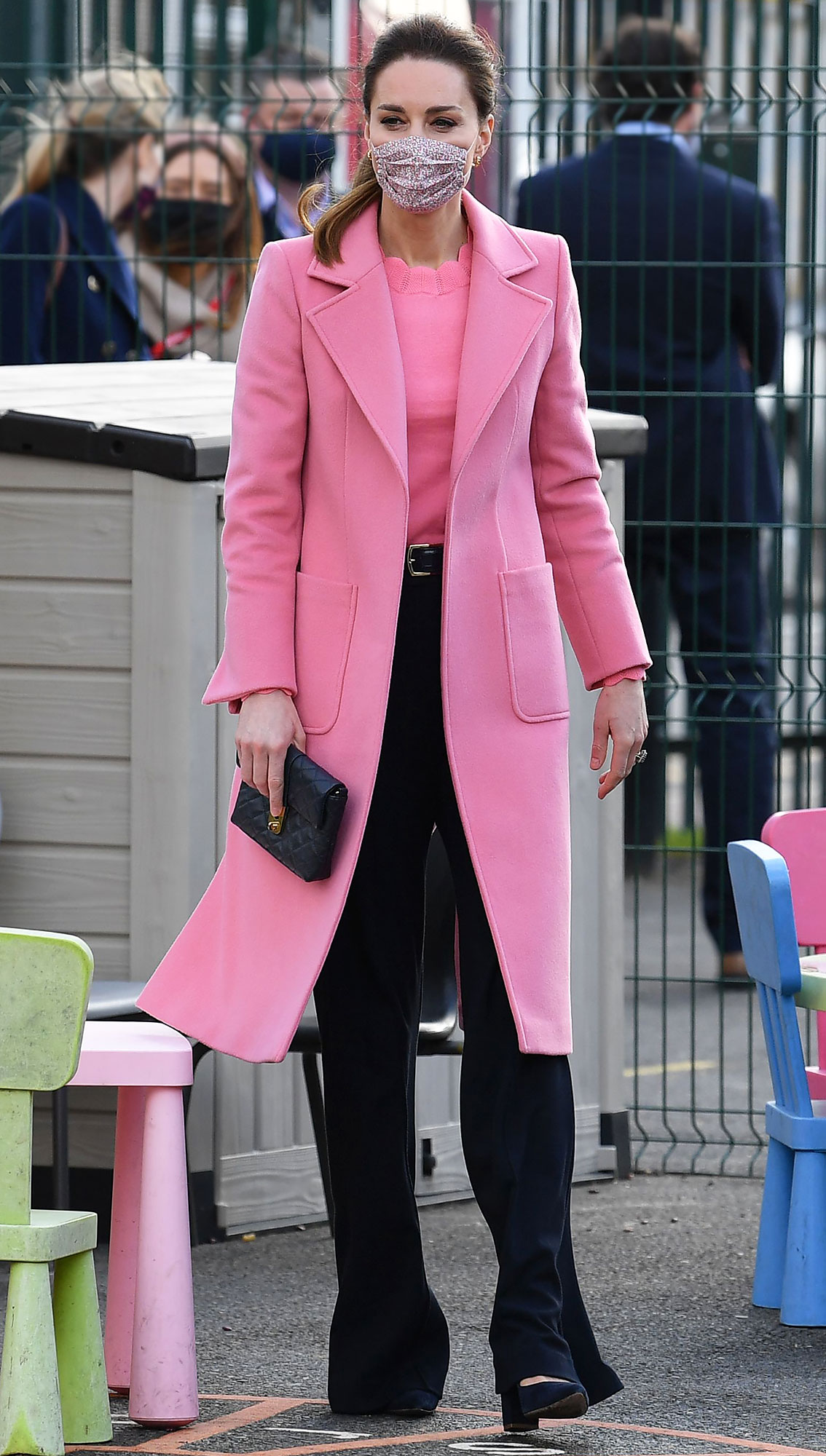 Pink clearance pea coat